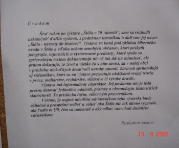 Výstava - Ján Jurčo - 18.8.2009