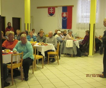 Stretnutie s dôchodcami - 21. 10. 2015