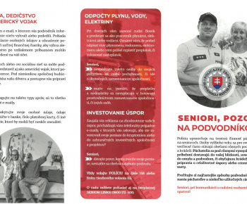 Aktuality / SENIORI, POZOR NA PODVODNÍKOV - foto