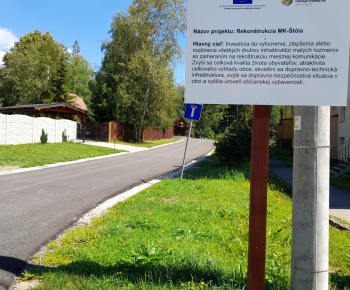 Projekty obce / Program rozvoja vidieka SR 2014-2020 - Rekonštrukcia miestnej komunikácie v obci Štôla - foto