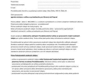 Aktuality / Voľba prísediaceho Okresného súdu v Poprade - foto
