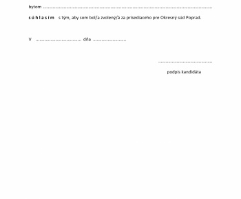 Aktuality / Voľba prísediaceho Okresného súdu v Poprade - foto