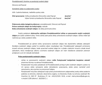 Aktuality / Voľba prísediaceho Okresného súdu v Poprade - foto