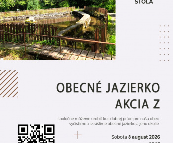 Aktuality / Obecné jazierko - Akcia Z v sobotu dňa 08. augusta o 9.00 hod pri obecnom jazierku - foto