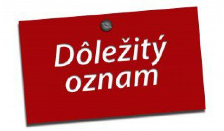 POZOR !!! UZÁVIERKA CESTY v chatovej osade