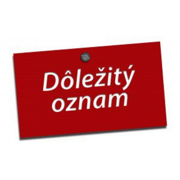POZOR !!! UZÁVIERKA CESTY v chatovej osade