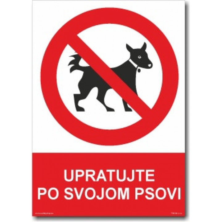 Upozornenie pre nezodpovedných psíčkarov.
